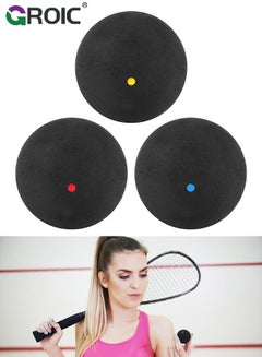 3 Pcs Single Dot Squash Balls