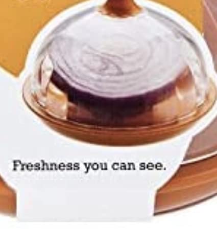 Joie MSC International 067742-330000 Clearly Fresh Airtight Onion Keeper Storage Container Pod - Image 2