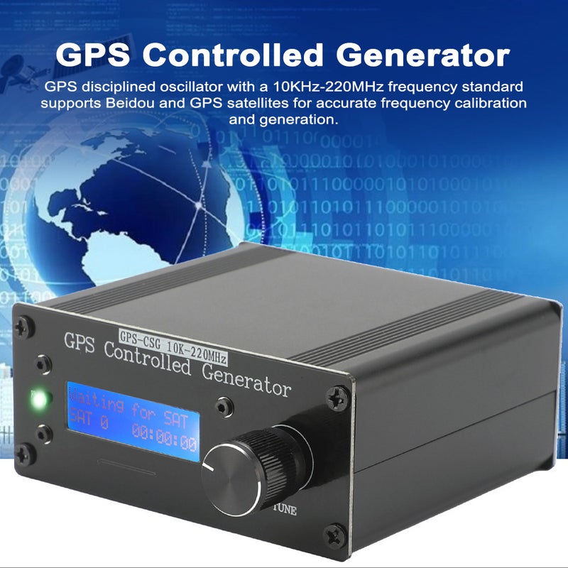 مولد يتم تحكمه بواسطة GPS VFO تردد 10 كيلوهرتز-220 ميجاهرتز - مصدر إشارة مرجعي لتدريب المولد - مذبذب منضبط بواسطة GPS - Image 2