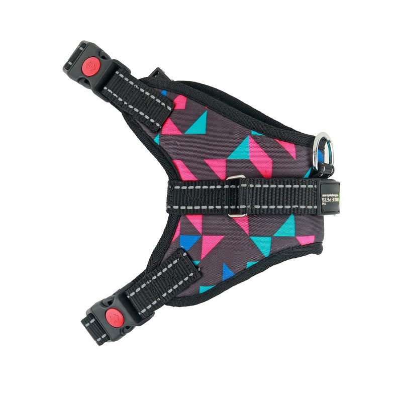 Eagle Pets Cats & Puppy Harness for Small Dogs - Nigh Reflective - Oxford Fabric - Adjustable Buckles - Dog Chest Belt for Small Dogs (XS, Retro) - Image 4
