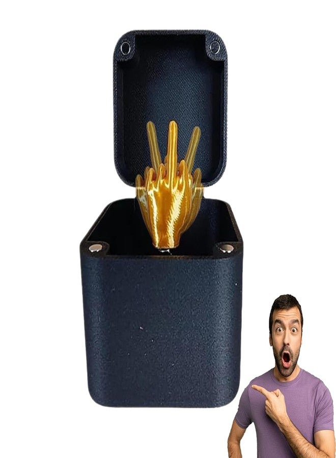 QIYUDA Just for You Finger in a Box, Flip Off Finger in a Box for Kids Adult - Image 1