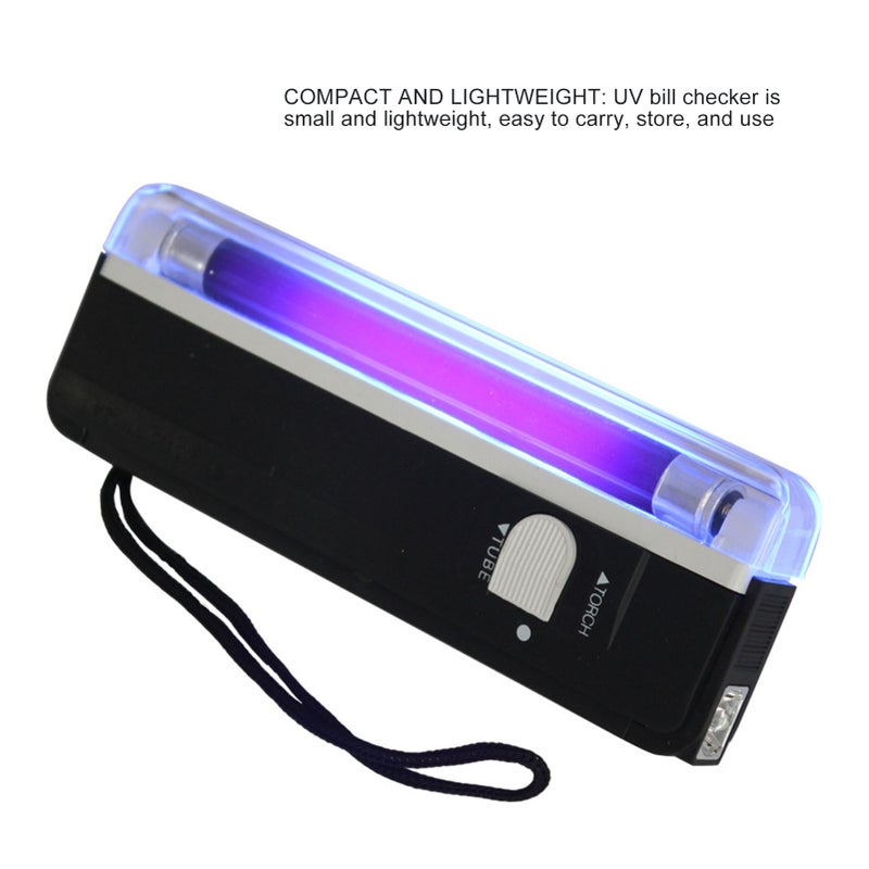 UV Money Checker Light Bill Tester Handheld Counterfeit Detector Portable Equipment - Image 3