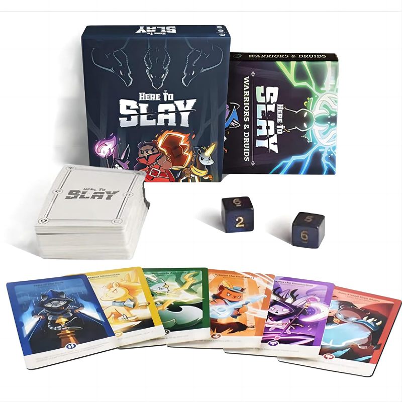 Strategy Card Game: 2-6 Players, Competitive Fantasy Gameplay - Fantasy Card Game with 115 Base + 31 Expansion Cards, Warrior & Druid Classes for Teens Adults, Tabletop Party Game - Image 2