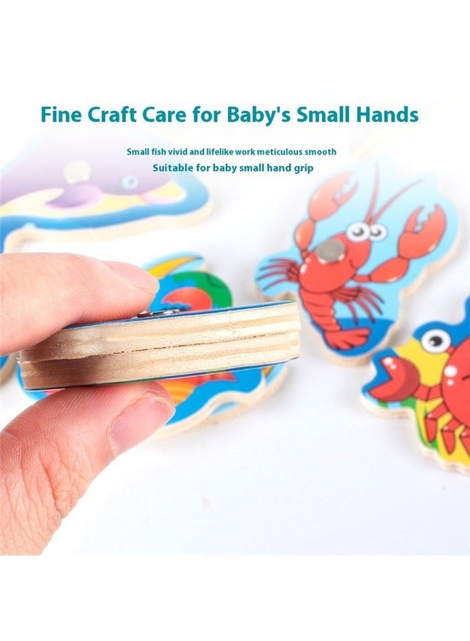 Magnetic Fishing Game Jigsaw Puzzle， Toys Tropical Magnetic Fishing Game - Image 3