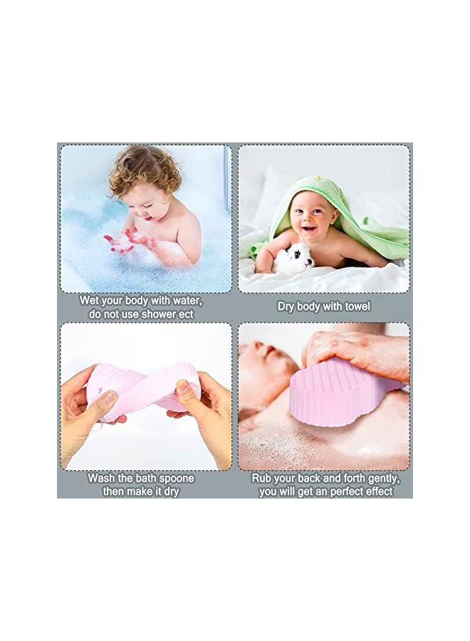 Zaboon Soft Exfoliating Bath Sponge Ultra Soft Bath Body Shower Sponge Reusablefor Adults Children Use - Image 3