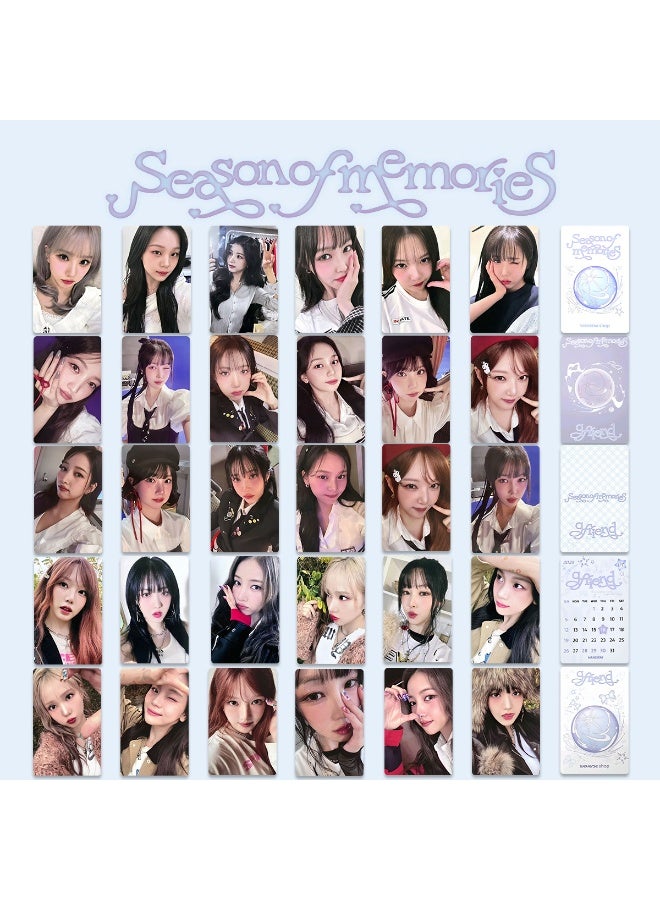 NIBEMINENT 6 Pcs Kpop GFRIEND 10th Anniversary Season of Memories Lomo Cards Card For Fans Collection Gifts - Image 2