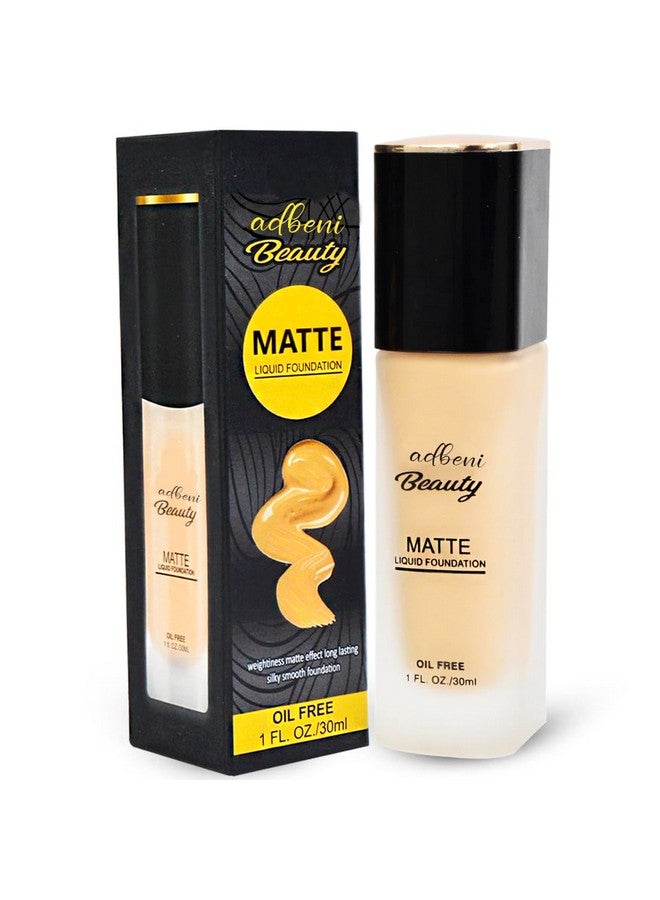 adbeni Matte Liquid Foundation 30Ml | Silky Smooth Weightless Effect & Long Lasting | Flawless Finish & Shine-Free Complexion | All Skin Types (Shade-01) - Image 4
