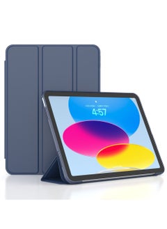 HEXABEX iPad 10th Generation 10.9" Case Cover, Protective Smart Flip Case Cover for Apple iPad 10th Gen 10.9" Blue  - Image 1