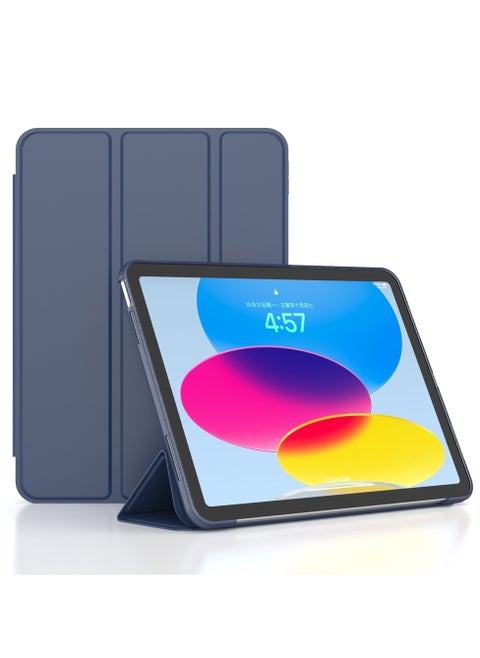 iPad 10th Generation 10.9" Case Cover, Protective Smart Flip Case Cover for Apple iPad 10th Gen 10.9" Blue