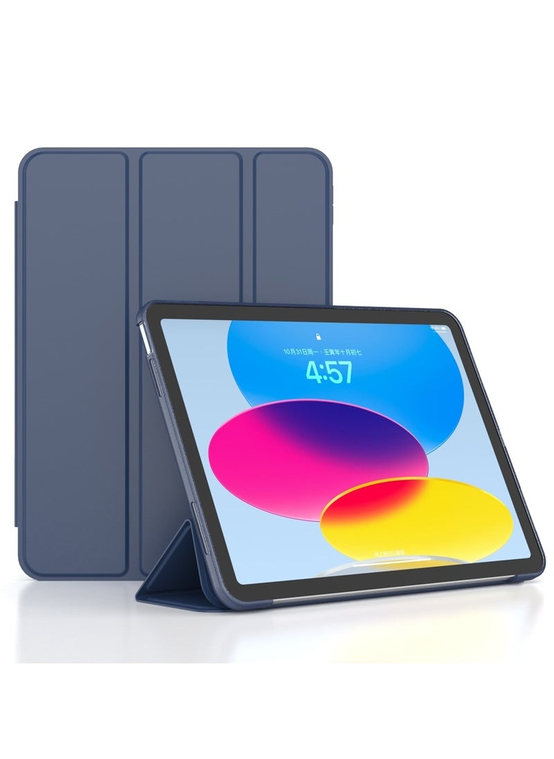 هيكسابيكس غطاء حماية ذكي قابل للطي لجهاز Apple iPad الجيل العاشر مقاس 10.9 بوصة، أزرق  - Image 1