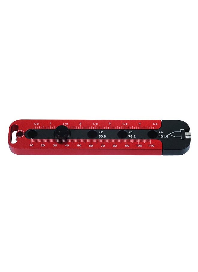 Aluminum Alloy Woodworking Compass Scribe Decoration Design Circle Drawing Tool Metric And Inch Marking Gauge Carpenter Scribe Drawing Tool Adjustable Circle Ruler