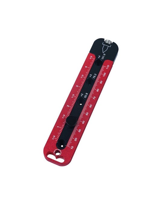 Aluminum Alloy Woodworking Compass Scribe Decoration Design Circle Drawing Tool Metric And Inch Marking Gauge Carpenter Scribe Drawing Tool Adjustable Circle Ruler