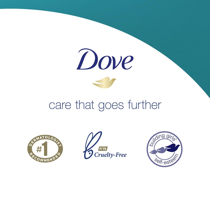 Dove Moisturizing for Softer Skin, Fragrance-Free, Hypoallergenic Beauty Bar Sensitive Skin Effectively Washes Away Bacteria While Nourishing Your Skin 3.75 oz, 6 Bars - Image 5