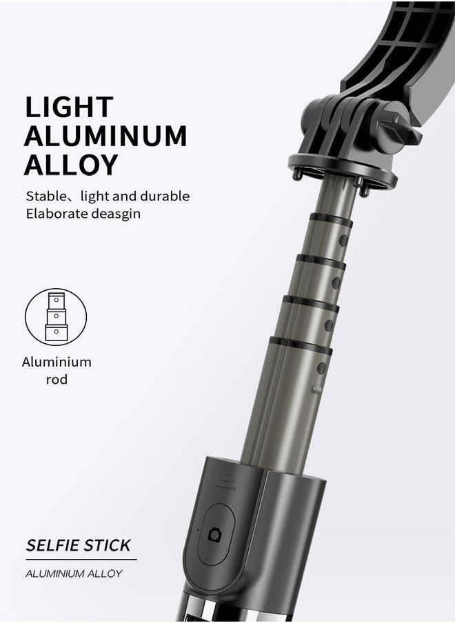 DETREND - Foldable Bluetooth Gimbal Stabilizer Selfie Stick Tripod Anti-Shake Handheld for Mobile Phone with Wireless Remote Shutter - Image 1