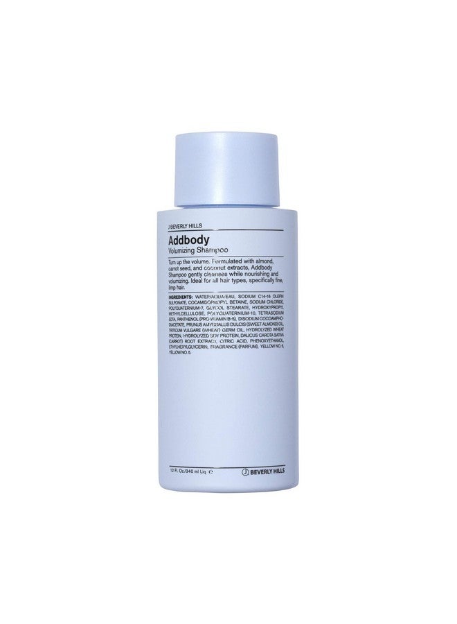 J Beverly Hills J Beverly Hills Blue Addbody Volumizing Shampoo with Vitamin E Oil for Strong Hair, 12 Oz  - Image 1