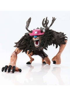 Generic Anime One Piece Chopper Action Figure, Furious Tony Chopper Figure Model Toy, Anime Realistic Model Ornament, Super Collectible Model Statue Anime Figure Toy 10cm  - Image 3