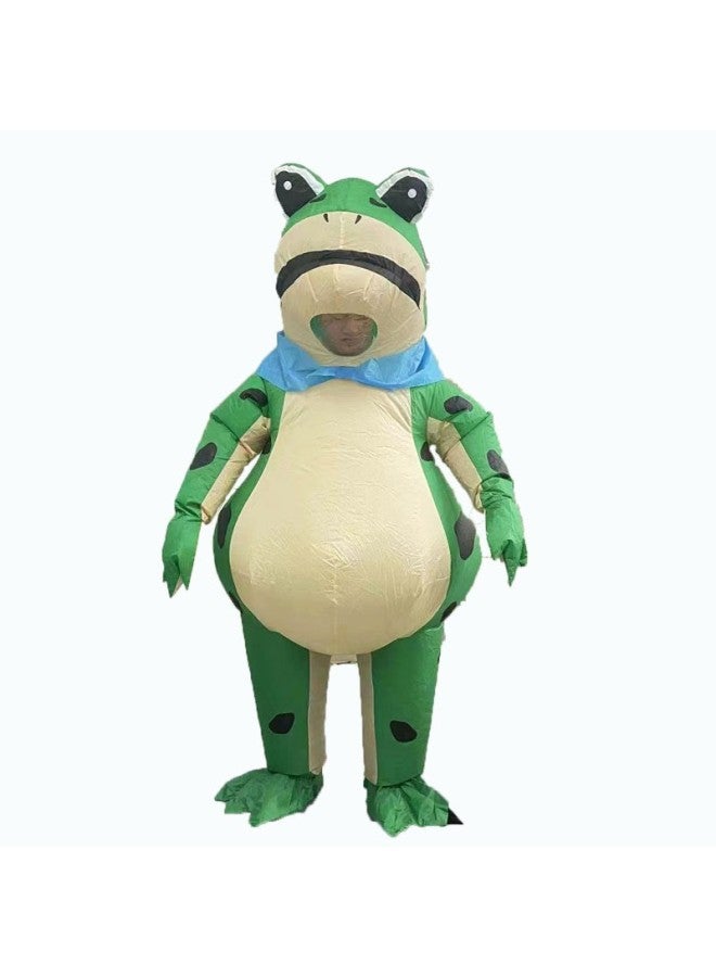 Selling Cubs Frog Puppet Clothing Frog Mascot Frog Promotional Clothing Frog Air Model Clothing Frog Inflatable Clothing-Color:Green Baby Frog For Adults 150-190cm - Image 1