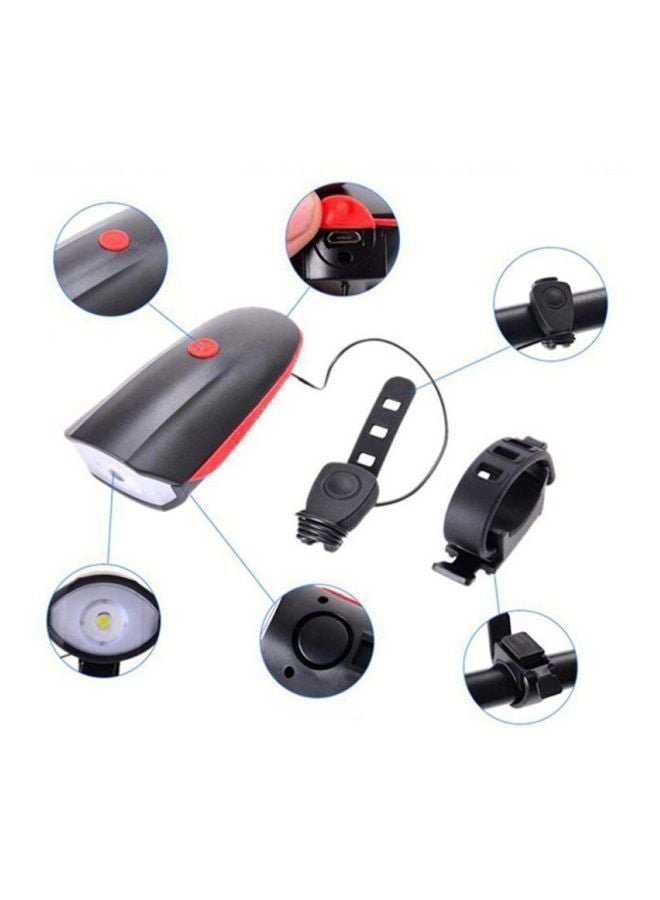 Halamodo Strong Lights with High-volume Horns, Car Night Lights,USB Rechargeable Lights,Suitable for Electric Scooter Wheelchairs, Bike - Image 4