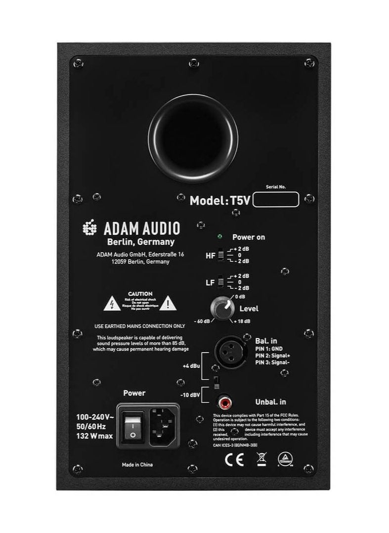 ADAM AUDIO - Adam Audio T5V 5 inch Powered Studio Monitor - Image 1