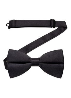 Pre-Tied Bow Tie Satin Solid Bowtie Adjustable Tuxedo Bowties for Men and Boys