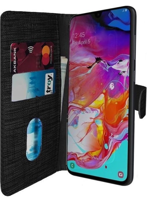 Kvy - Samsung Galaxy Note 4 Sports Fabric Wallet Case Red - Image 1