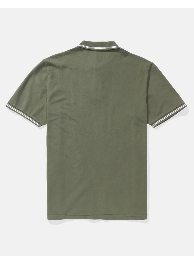 امريكان ايجل AE Pique Polo Shirt