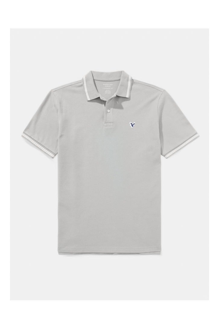 American Eagle AE Pique Polo Shirt - Image 1