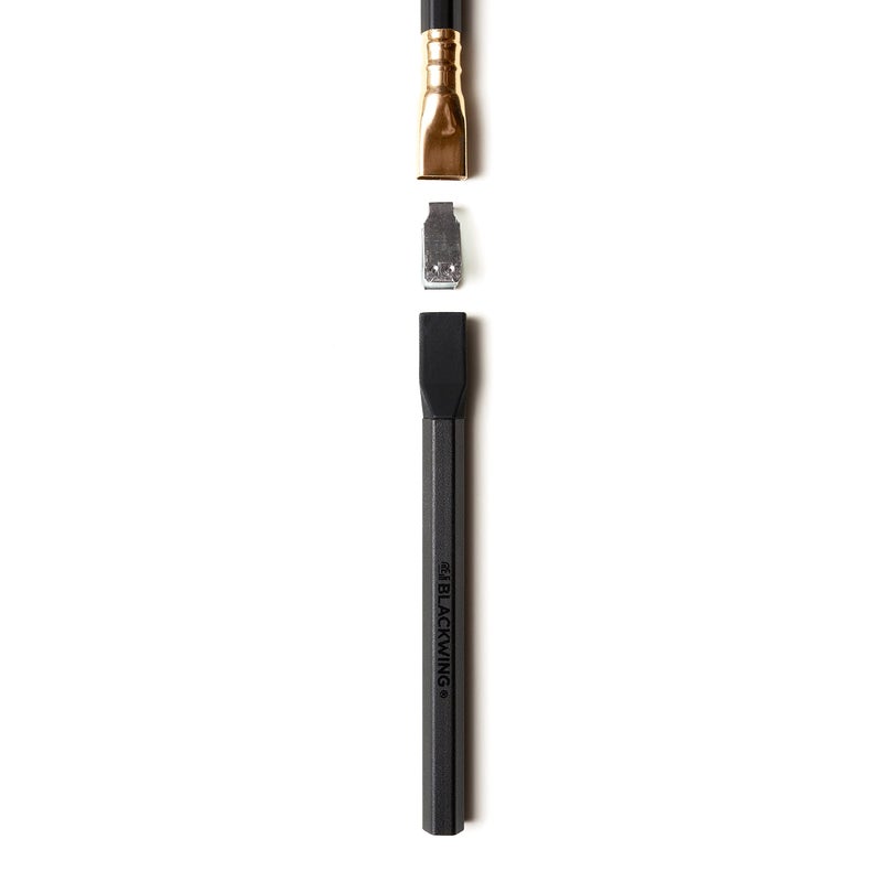 Blackwing Pencil Extender, Made for Square Ferrule, Aluminum Body with Rubber Tip, Pack of 1 - Image 2