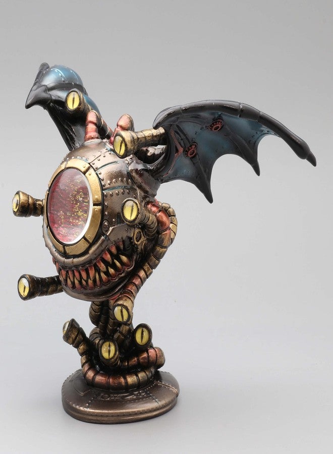 فيرونيز ديزاين تمثال فيرونيز ديزاين 4 1/2 ستيمبانك ميكا ذو عين عائمة من الراتنج - Image 3