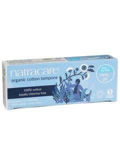 NATRACARE Natracare Non-Applicator 100% Organic Cotton Tampons, Super, Totally Chlorine Free, Biodegradable and Compostable (12 Pack, 240 Tampons Total)  - Image 2