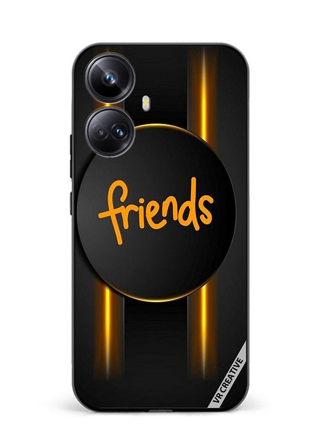 Protective Case Cover For Realme 10 Pro Plus Friends Design Multicolour