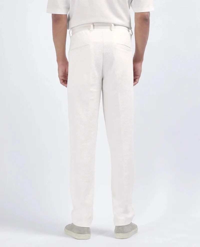 Rare Rabbit Men's Baggy Fit Drawstring Trouser