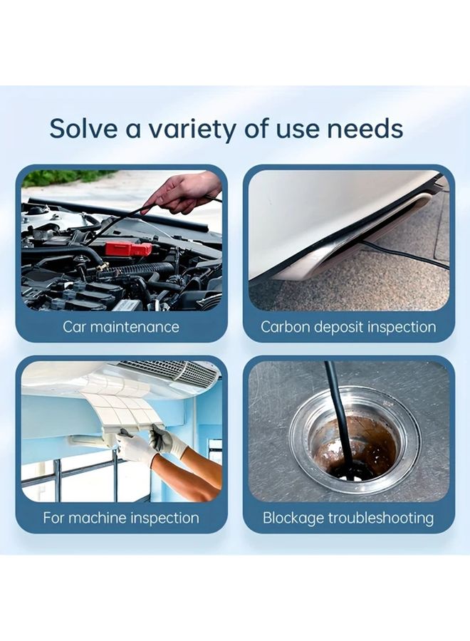 Industrial Endoscope 4 3 Inch IPS LCD Screen 5m Semi Rigid Borescope Camera - Image 5