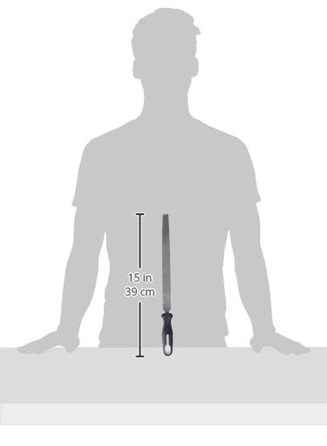 نيكولسون ملف كريسنت نيكلسون 8 بوصات مسطح مزدوج/مفرد - مُمَوَّج - 21862NN - Image 2