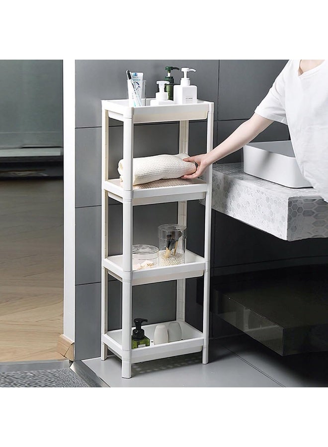 RaCo HYGIENE 4 Layer Vesken Shelving Unit Shelf White 36x23x100 cm - Image 1