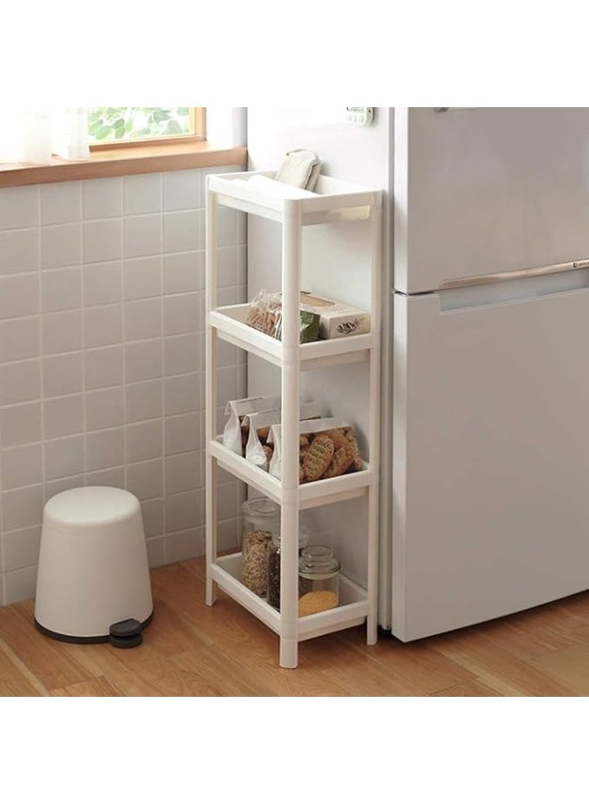 RaCo HYGIENE 4 Layer Vesken Shelving Unit Shelf White 36x23x100 cm - Image 4