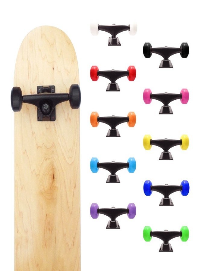 VJ 5.0 Skateboard Trucks (Black), Skateboard Wheels 52mm, Skateboard Bearings, Skateboard Pads, Skateboard Hardware 1" (52mm Black) - Image 5