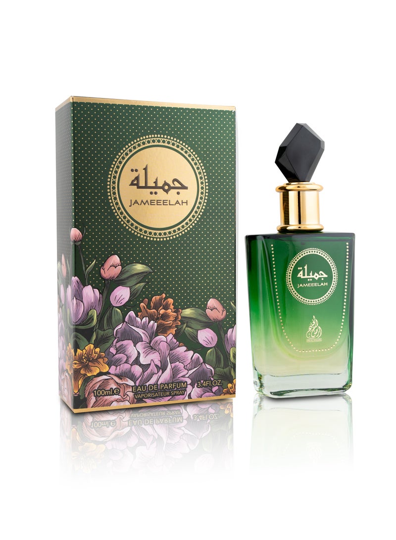 Mamlakat Al Oud Jameela, Eau De Parfum for Women, 100ml | Elegant Fruity & Floral Fragrance with Blackcurrant, Rose & Amber  - Image 2