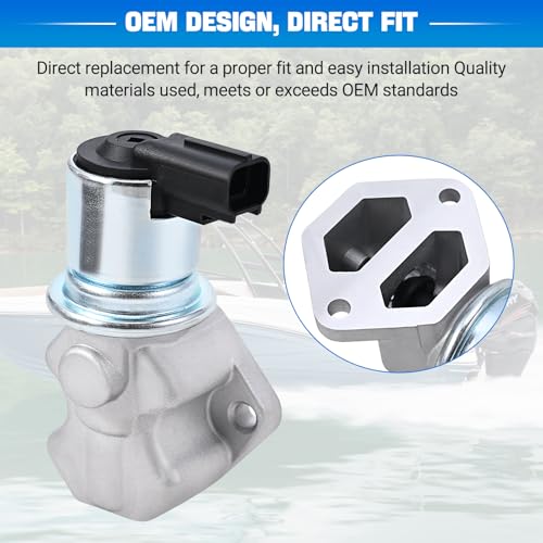 Tutor Auto Idle Air Control Valve IAC Compatible with MerCruiser V6 and V8 Engines with ECM 555 2001 and Newer - Replace 862998 18-7701 - Includes Gasket - Image 4