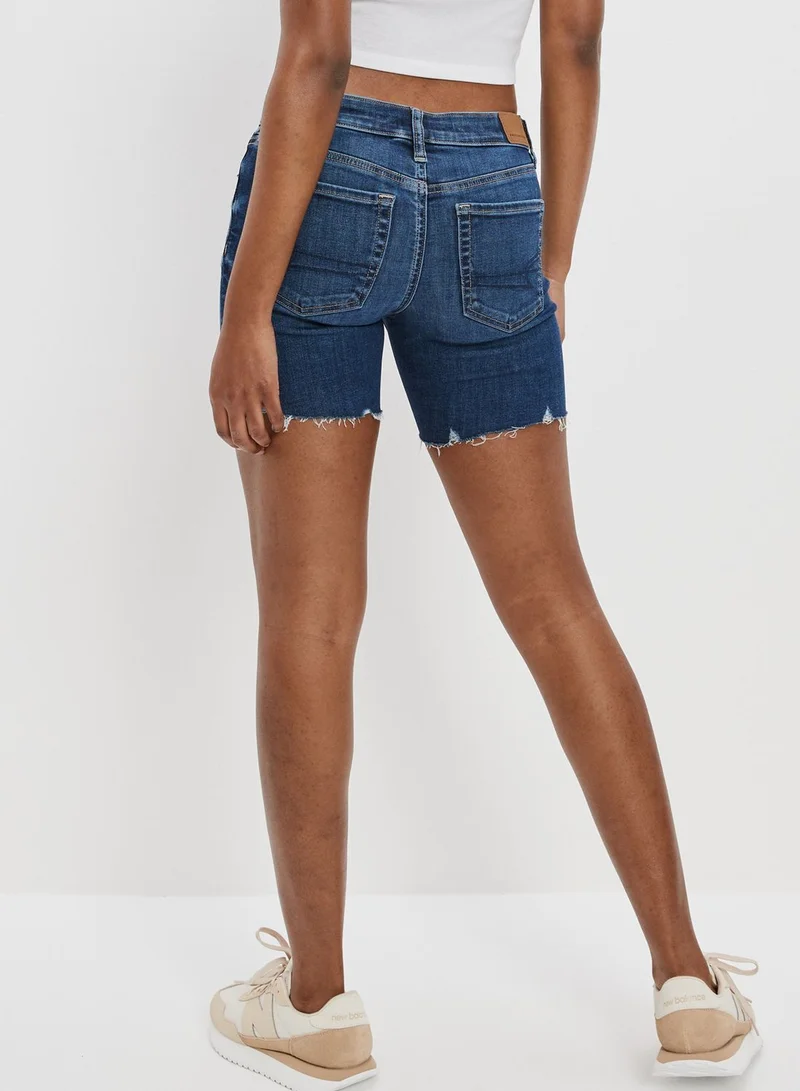 American Eagle Ripped Denim Shorts