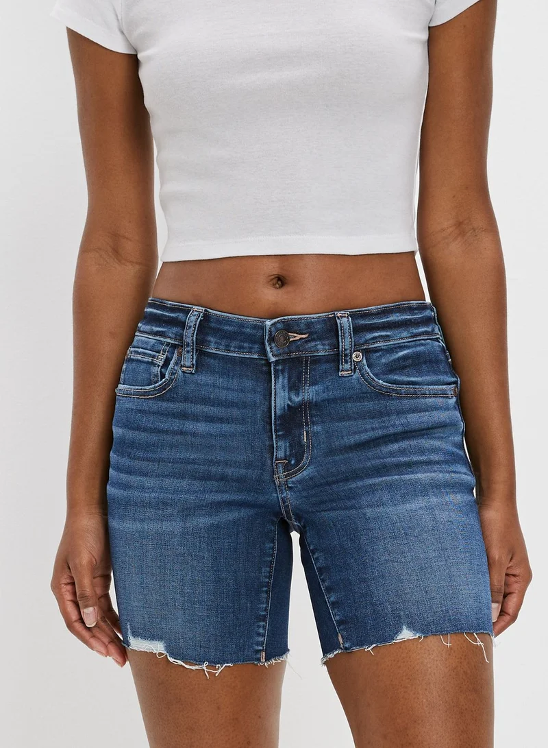 American Eagle Ripped Denim Shorts