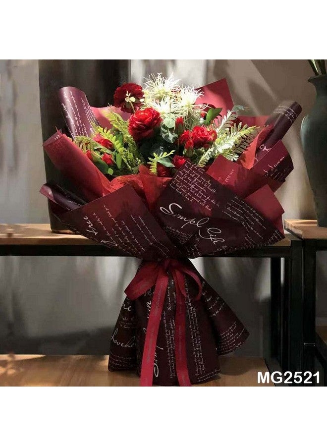 Zarwani Waterproof Plain Golden Border Gift Wrapping Paper Sheet | Especially for Gifts | Korean Style Bouquet Wrap Sheets, Birthday Gift Arts & Crafts. Mix Randome colour(Pack of 10) - Image 3