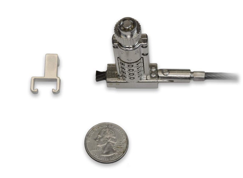 Noble Locks TZ06T Noble Wedge 4 Digit Combination & Barrel Key Lock - Image 4