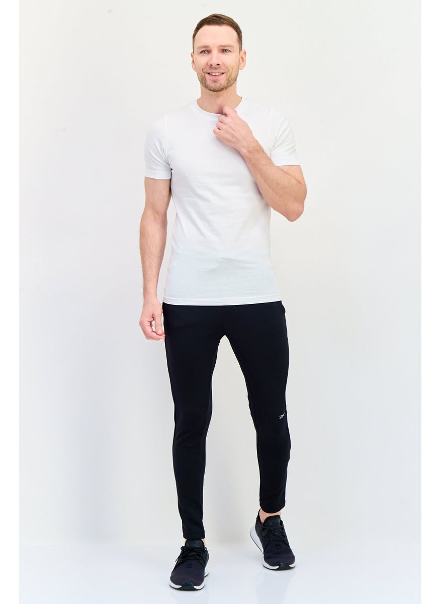 Reebok Men Sportswear Fit Training Sweatpants, Black  - Image 4