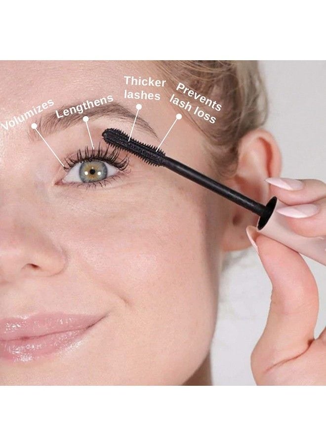 Wander Beauty Lash Serum Mascara : WANDER BEAUTY UPGRADED LASHES : Mascara Black Volume and Length Lash Growth Serum Vegan Black Mascara Waterproof Ideal for Sensitive Eyes Volumizing & Lengthening Mascara  - Image 3