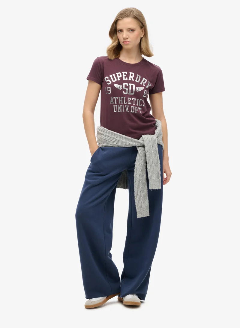 Superdry COLLEGE SCRIPT FITTED TSHIRT