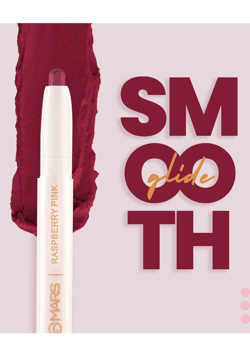 مارس قلم تلوين الشفاه بوبينز طويل الأمد قابل للسحب من مارس، 1.3 جم 13 APRICOT LOVE - Image 2