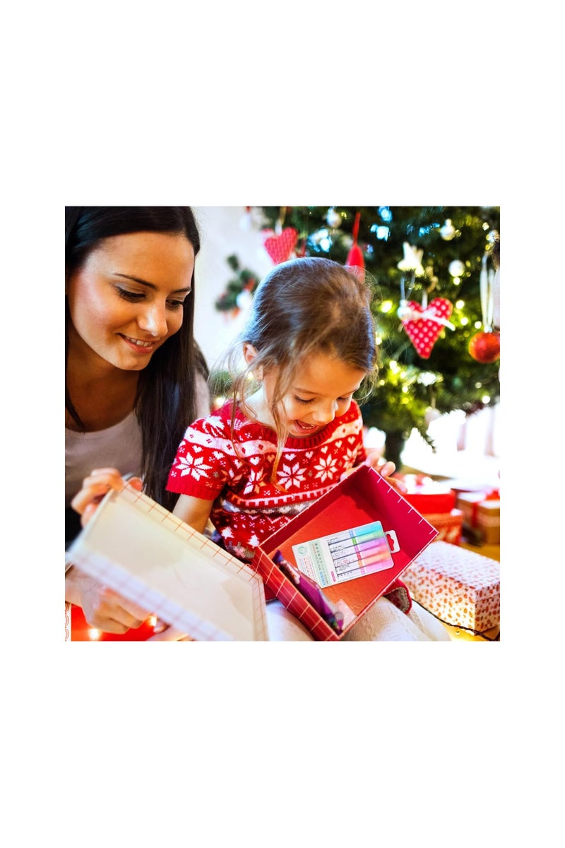 مجموعة أقلام التحديد المنحنية ، 6 قطع، أقلام تحديد منحنية، أقلام ملونة برؤوس دقيقة وأشكال مختلفة، للكتابة والرسم والتلوين - Image 4