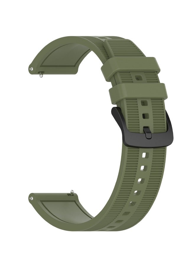 Suitable For HUAWEI Watch GT4 46mm Silicone Textured Solid Color Strap 22mm Universal Wristband - Image 2