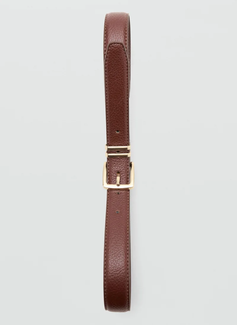 مانجو Square Buckle Belt